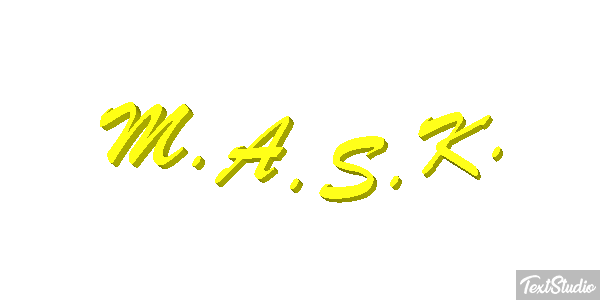 M.A.S.K. Effetto testo