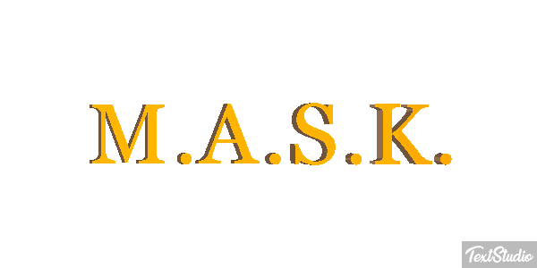 M.A.S.K. Effetto testo
