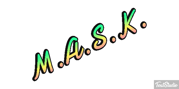 M.A.S.K. Effetto testo