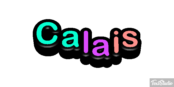 Calais Text effect