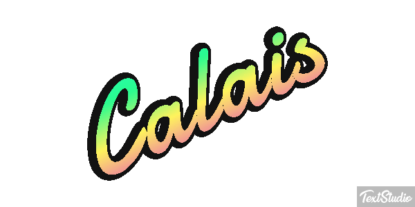 Calais Text effect