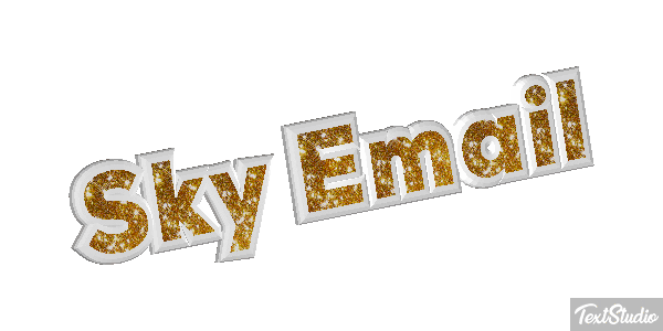 Sky Email Text effect