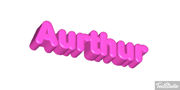 Aurthur Text effect
