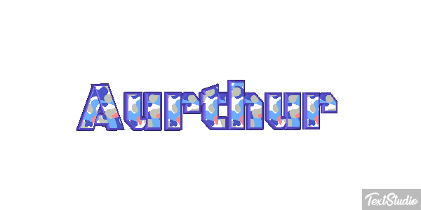 Aurthur Text effect