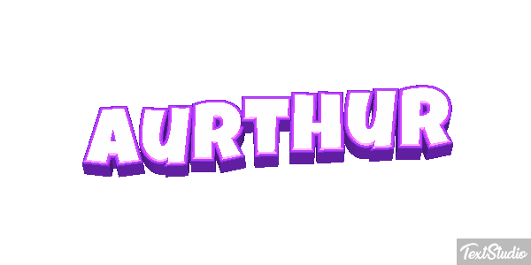 Aurthur Text effect