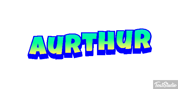 Aurthur Text effect