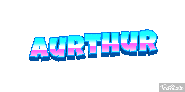 Aurthur Text effect