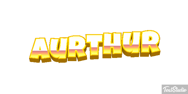 Aurthur Text effect