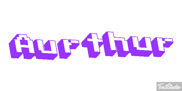 Aurthur Text effect