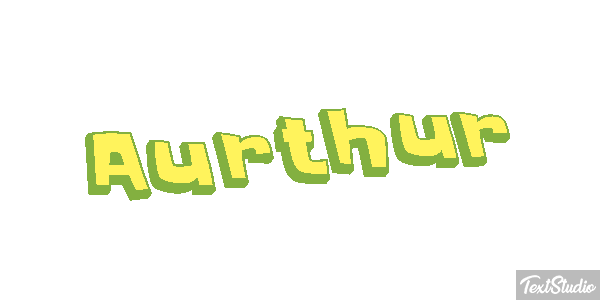 Aurthur Text effect