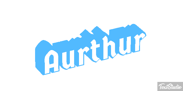 Aurthur Text effect