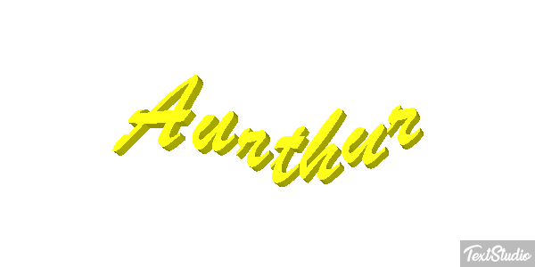 Aurthur Text effect