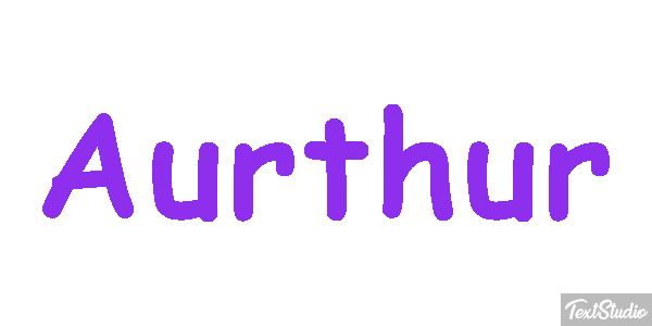 Aurthur Text effect
