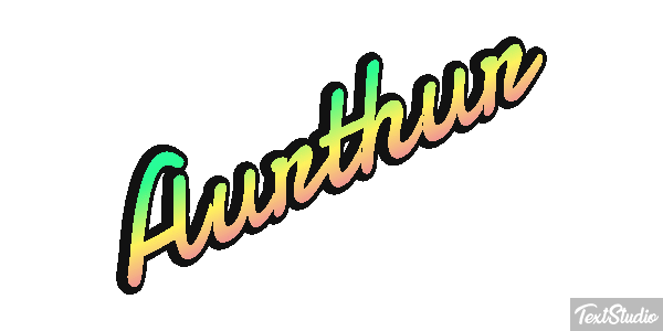 Aurthur Text effect
