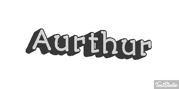 Aurthur Text effect