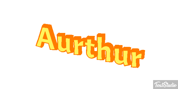 Aurthur Text effect