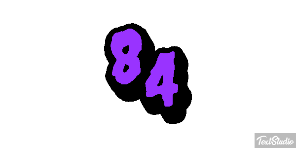 84 Efecto de texto