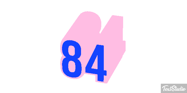 84 Efecto de texto