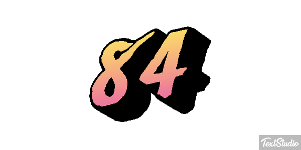 84 Efecto de texto