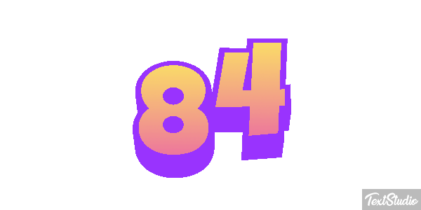84 Efecto de texto
