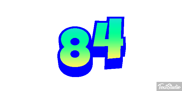84 Efecto de texto