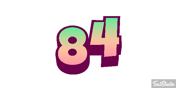 84 Efecto de texto