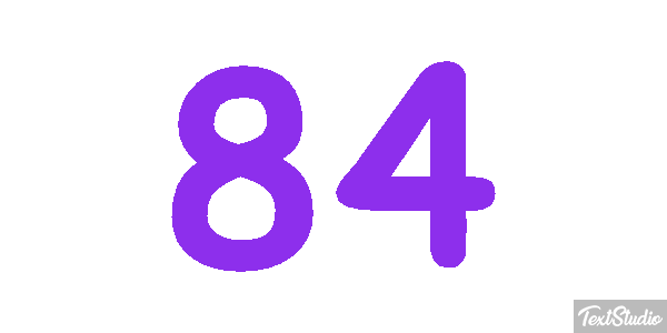 84 Efecto de texto