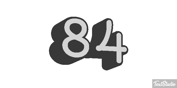 84 Efecto de texto