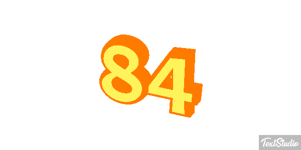 84 Efecto de texto