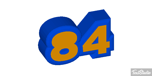 84 Efecto de texto