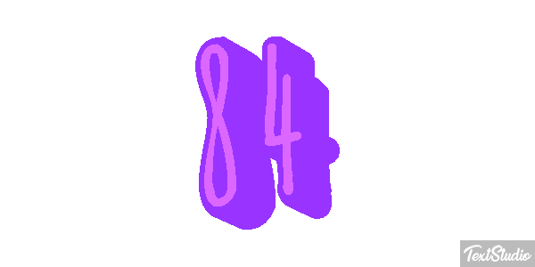 84 Efecto de texto