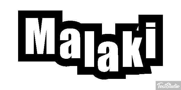 Malaki Text effect