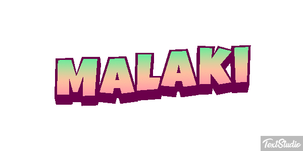 Malaki Text effect