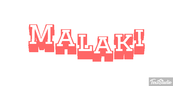 Malaki Text effect