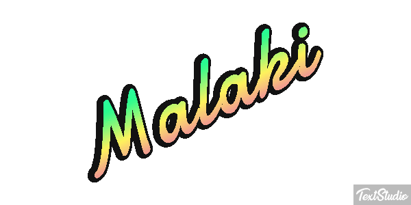 Malaki Text effect
