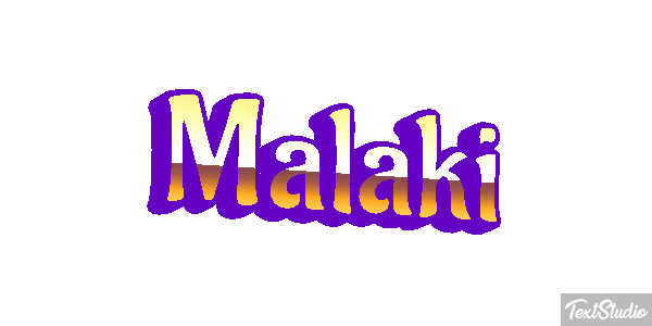 Malaki Text effect