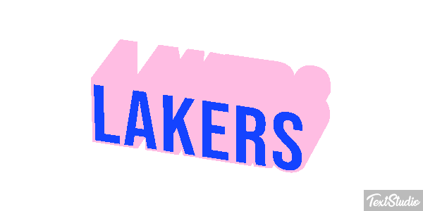 Lakers Text effect