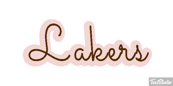 Lakers Text effect