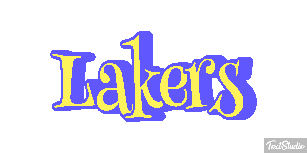 Lakers Text effect