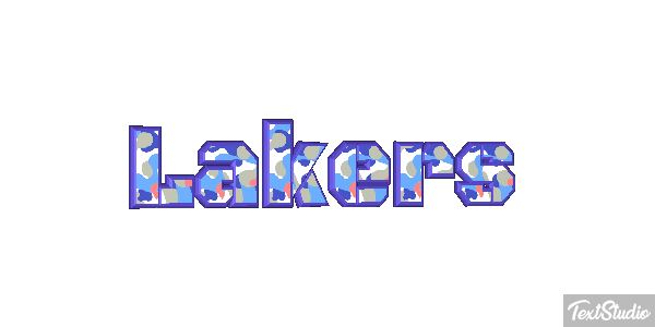 Lakers Text effect