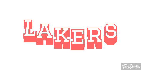Lakers Text effect
