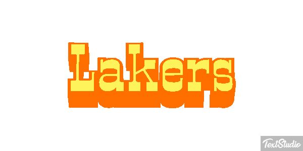 Lakers Text effect