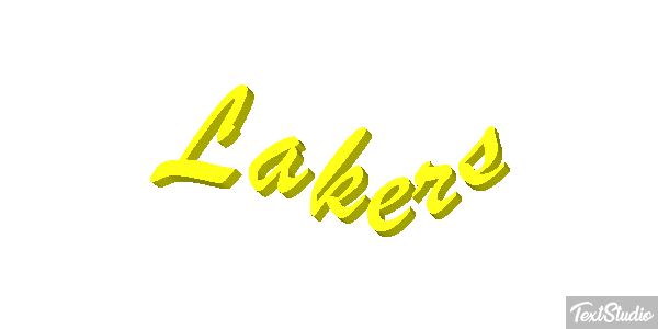 Lakers Text effect