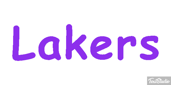 Lakers Text effect