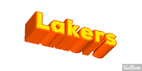 Lakers Text effect
