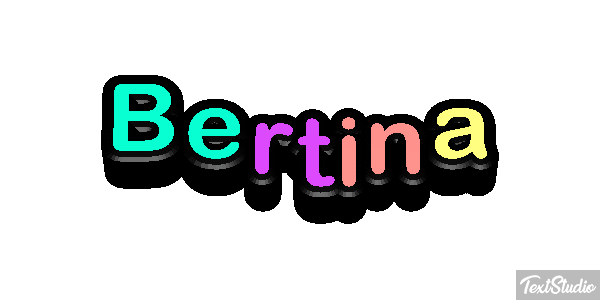 Bertina Texteffekt