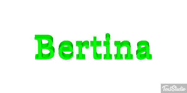 Bertina Texteffekt