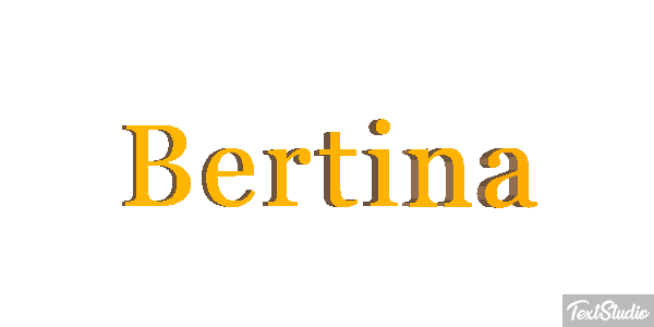 Bertina Texteffekt