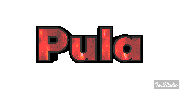 Pula Effetto testo