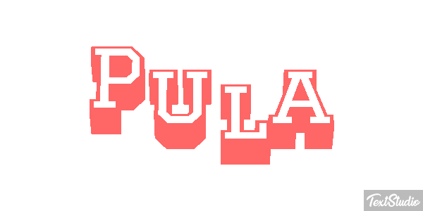 Pula Effetto testo